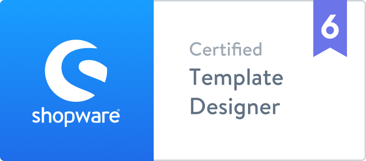 Zertifizierter Shopware 6 Template Designer