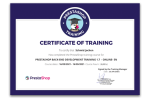 PrestaShop Back-End Development Zertifizierung von Jochen Schmid