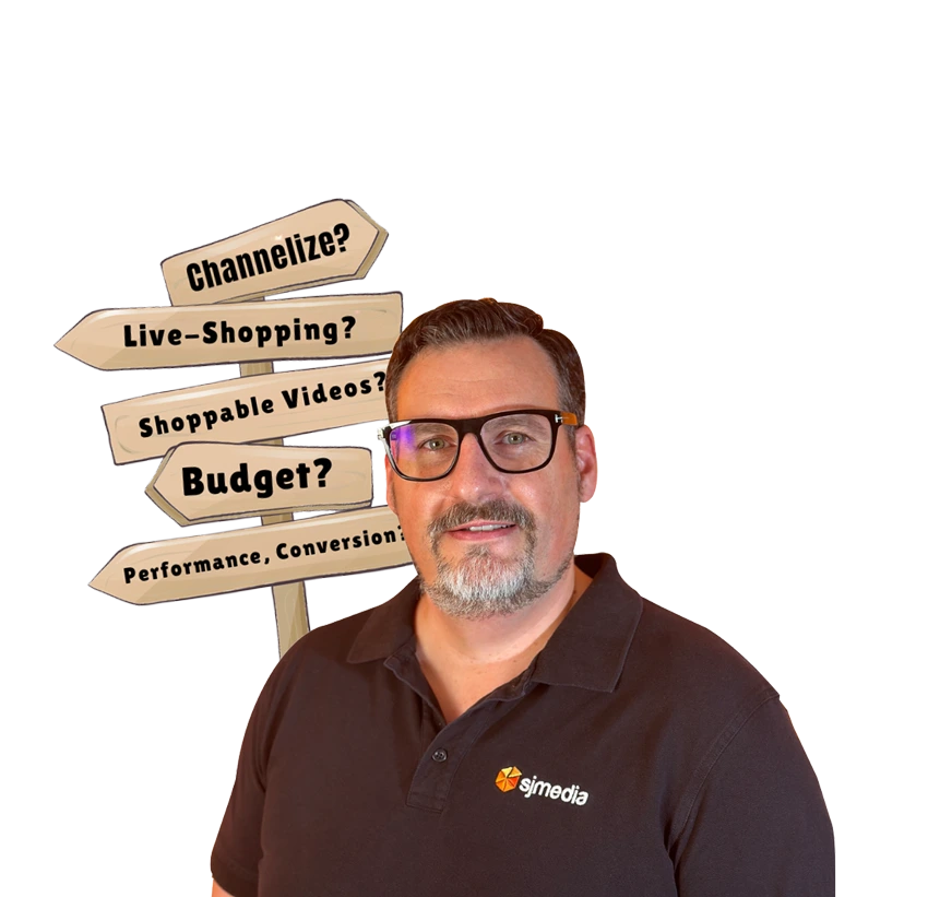 Jochen Schmid, Geschäftsführer der sjmedia GmbH, berät zu Live-Shopping