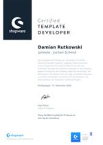 Shopware Template Developer Damian Rutkowski