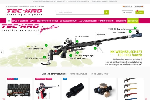 Shopansicht von TEC-HRO