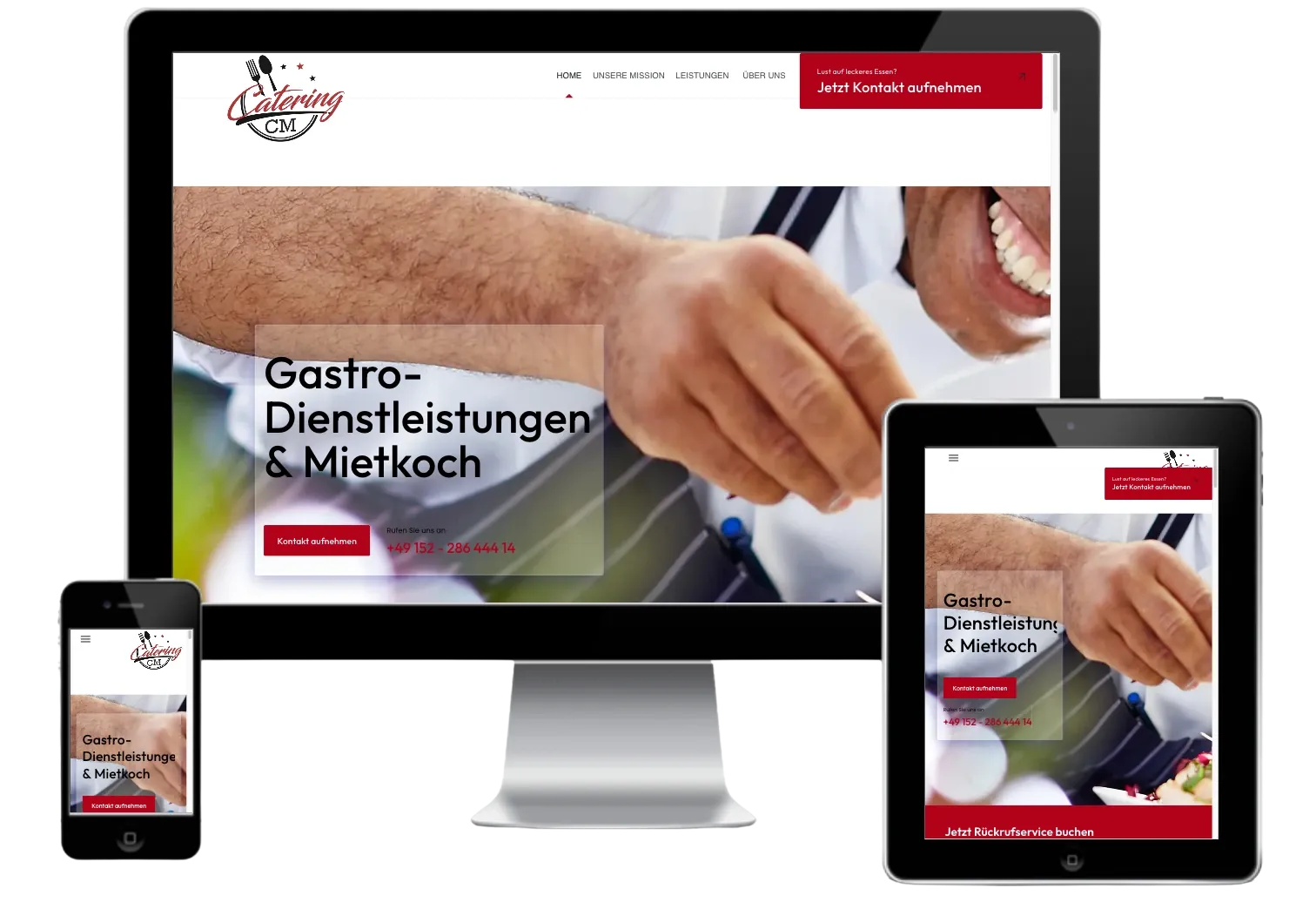Website for CM-Catering