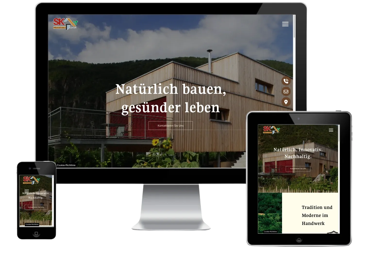 Website for SK Holzbau GmbH