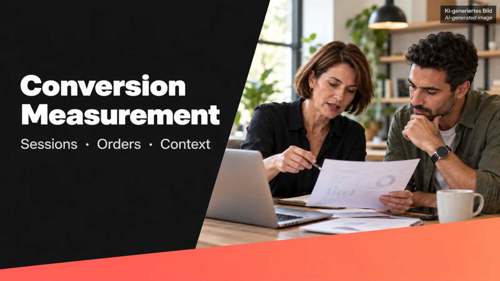 KI-generierte Grafik: Conversion Rate im Onlineshop messen