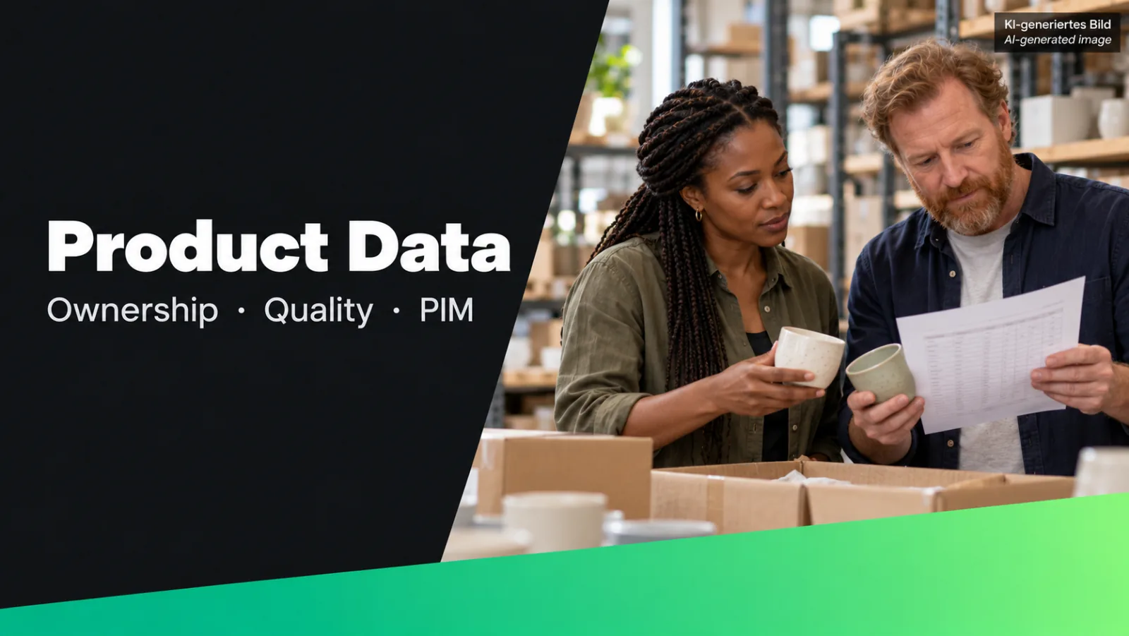 AI-generated illustration: Plan product data management and PIM