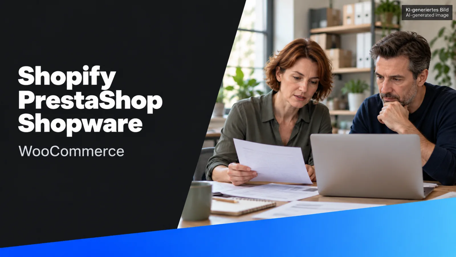 KI-generierte Grafik: Shopify wechseln oder optimieren?